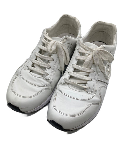 GUCCI Sneakers Shoes Low-Cut Interlocking G EU 42.5 US 9 White Authentic