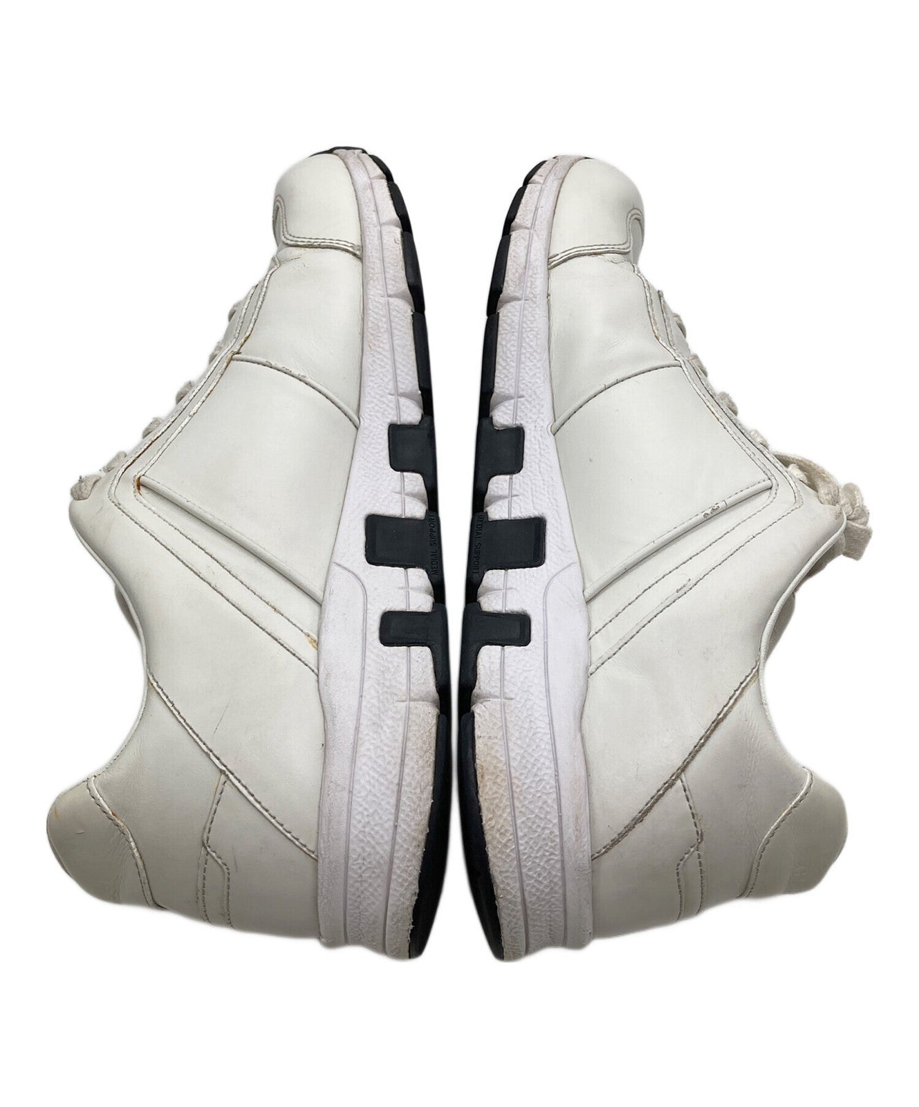GUCCI Sneakers Shoes Low-Cut Interlocking G EU 42.5 US 9 White Authentic