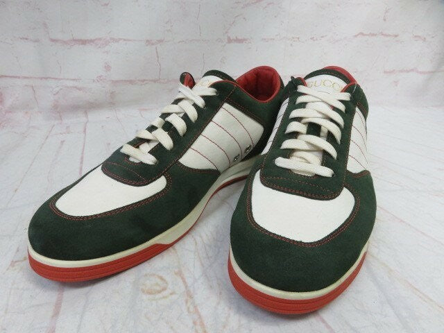 GUCCI Sneakers Shoes Low-Cut EU 41.5 US 8 Multicolor Authentic