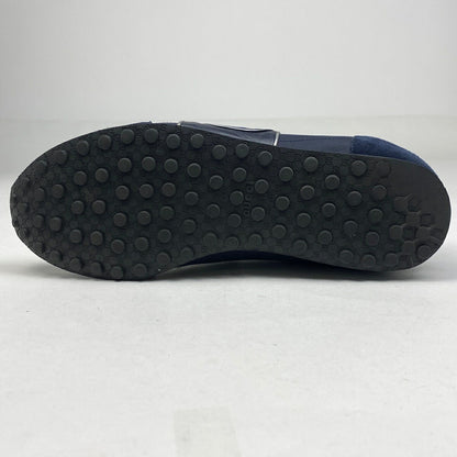 GUCCI Sneakers Shoes Low-Cut Interlocking G EU 42 US 8.5 Navy Authentic