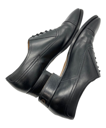 GUCCI Heel logo straight tip shoes EU 43 US 9.5 Black Authentic