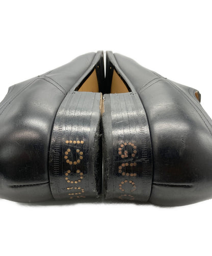GUCCI Heel logo straight tip shoes EU 43 US 9.5 Black Authentic