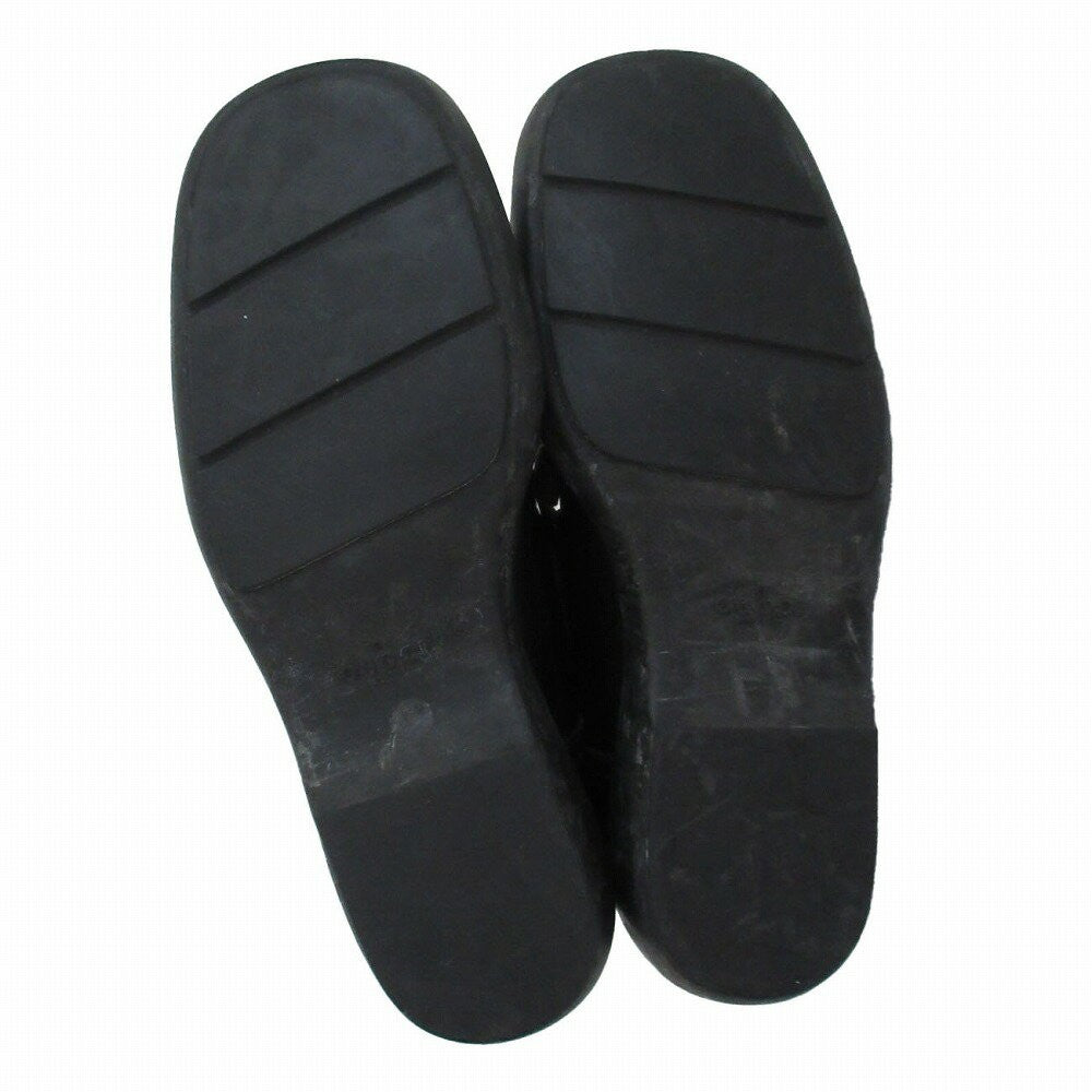 GUCCI Boots Shoes Sherry Line EU 42.5 US 9.0 Black Authentic