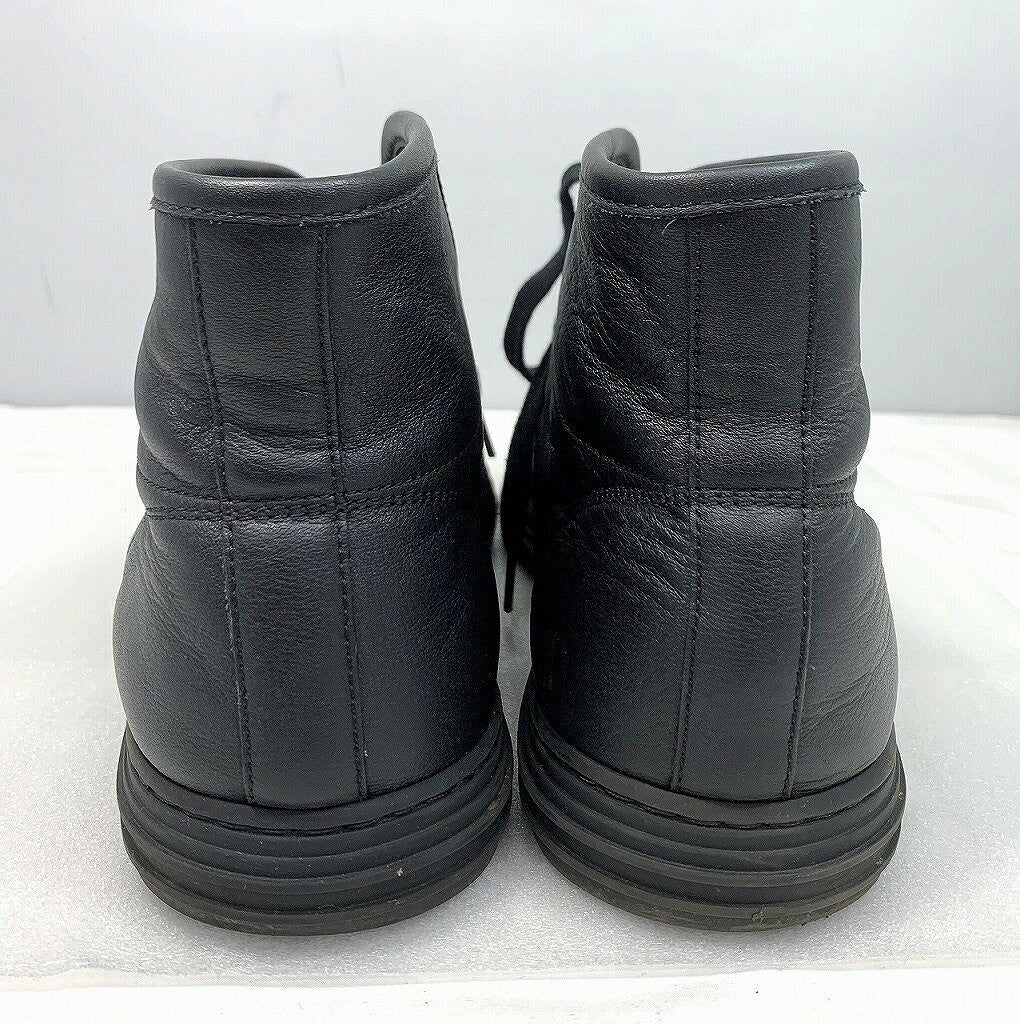 GUCCI Sneakers Shoes High-cut EU 41 US 7.5 Black Authentic