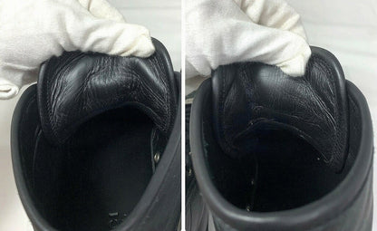 GUCCI Sneakers Shoes High-cut EU 41 US 7.5 Black Authentic