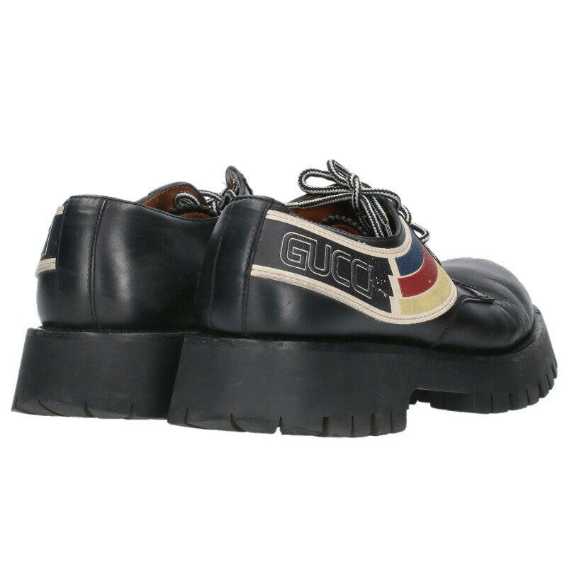 GUCCI Sylvie Webb Dress Shoes EU 42 US 8.5 Black Authentic