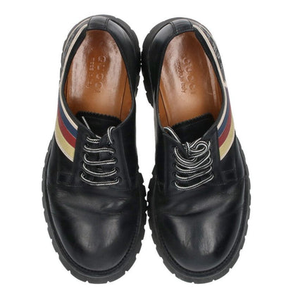 GUCCI Sylvie Webb Dress Shoes EU 42 US 8.5 Black Authentic