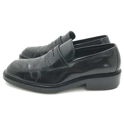 GUCCI Loafers Shoes EU 43 US 9.5 Leather Black Authentic