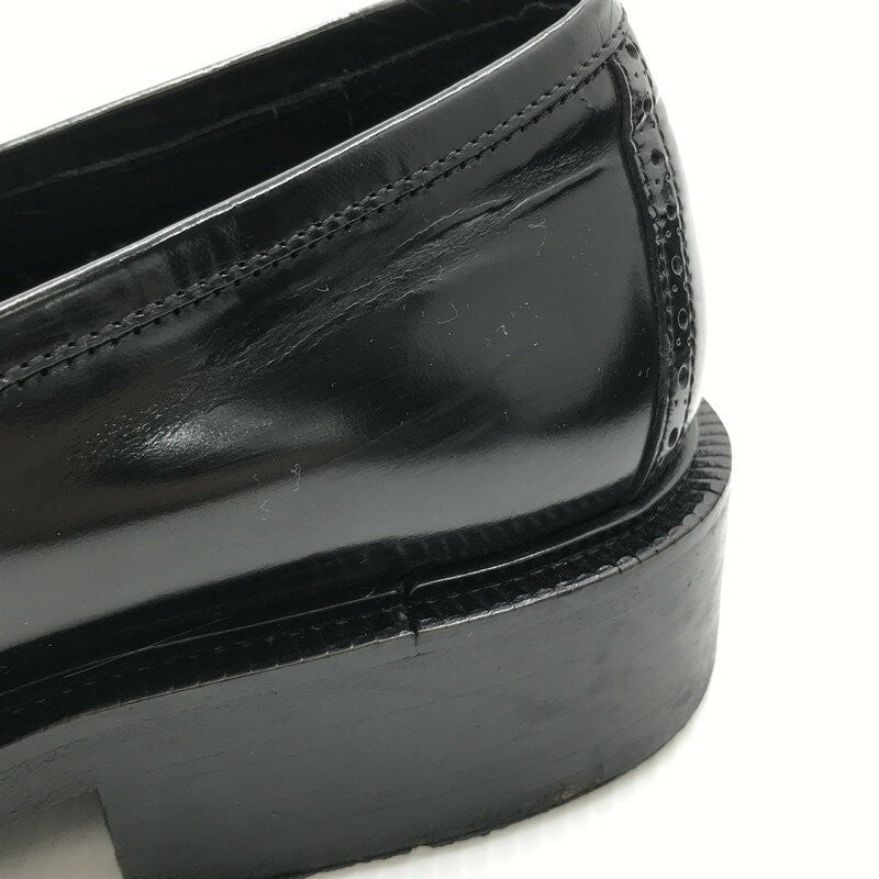 GUCCI Loafers Shoes EU 43 US 9.5 Leather Black Authentic