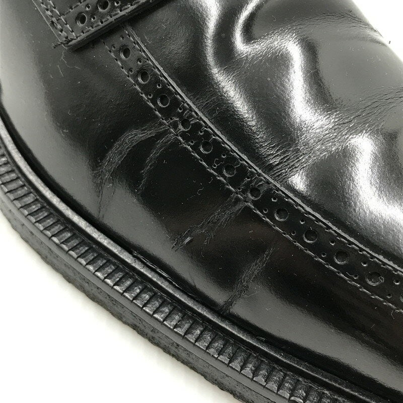 GUCCI Loafers Shoes EU 43 US 9.5 Leather Black Authentic