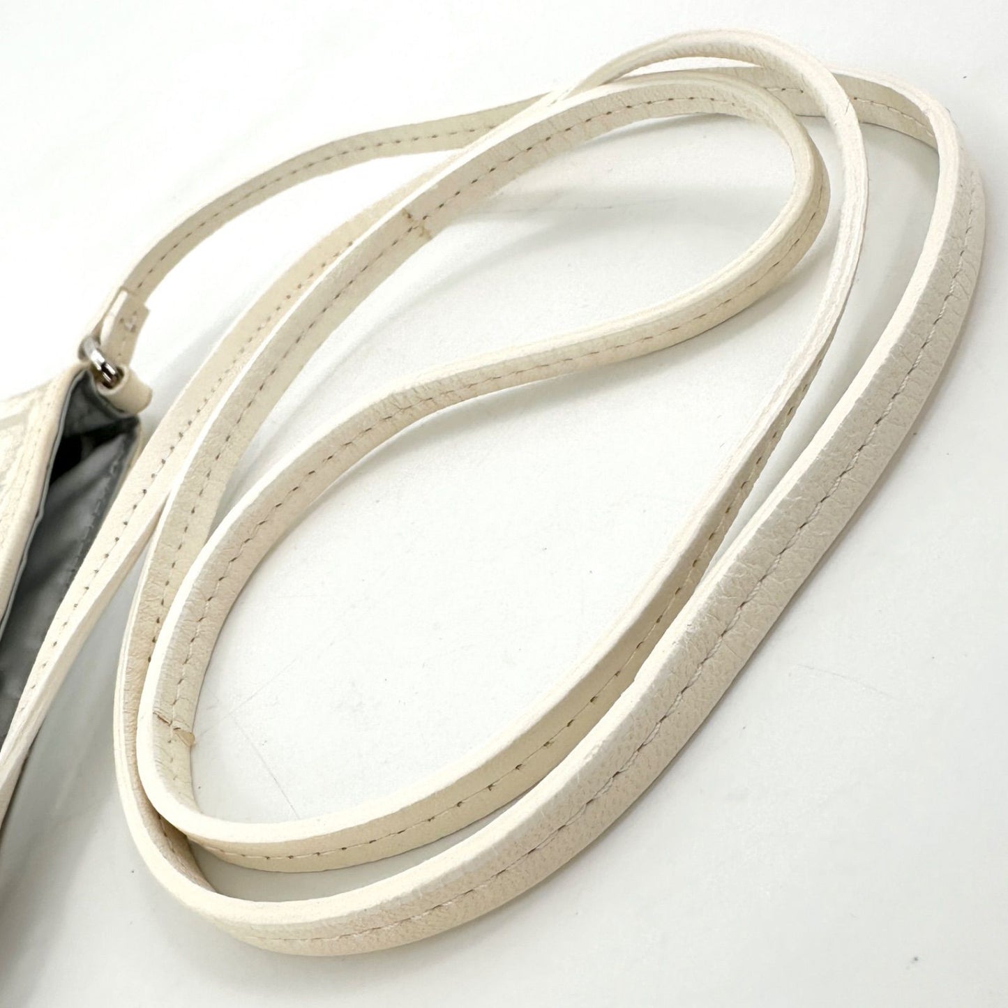 Christian Dior Shoulder Bag Purse Trotter Gray White Authentic