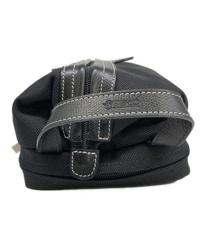 Montblanc Clutch Bag Second Bag Black Authentic