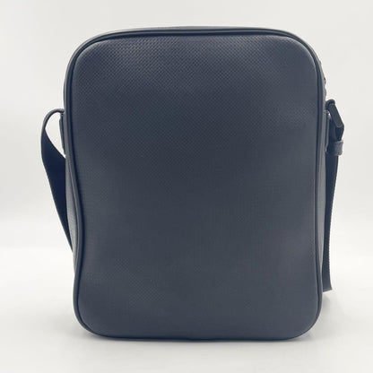 Montblanc Shoulder Bag Purse PVC Leather Black Authentic