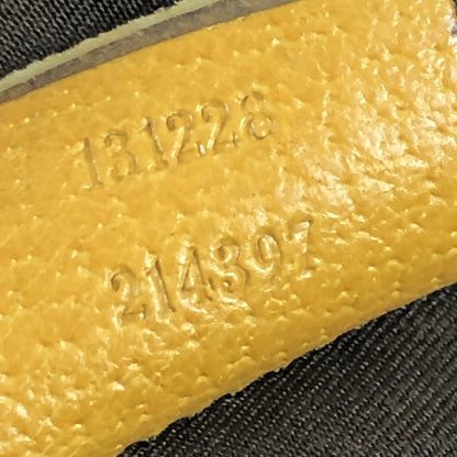 GUCCI Hand Bag Tote Purse Sherry Line GG Canvas Beige Yellow Authentic