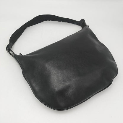 GUCCI Shoulder Bag Purse Leather Black Authentic