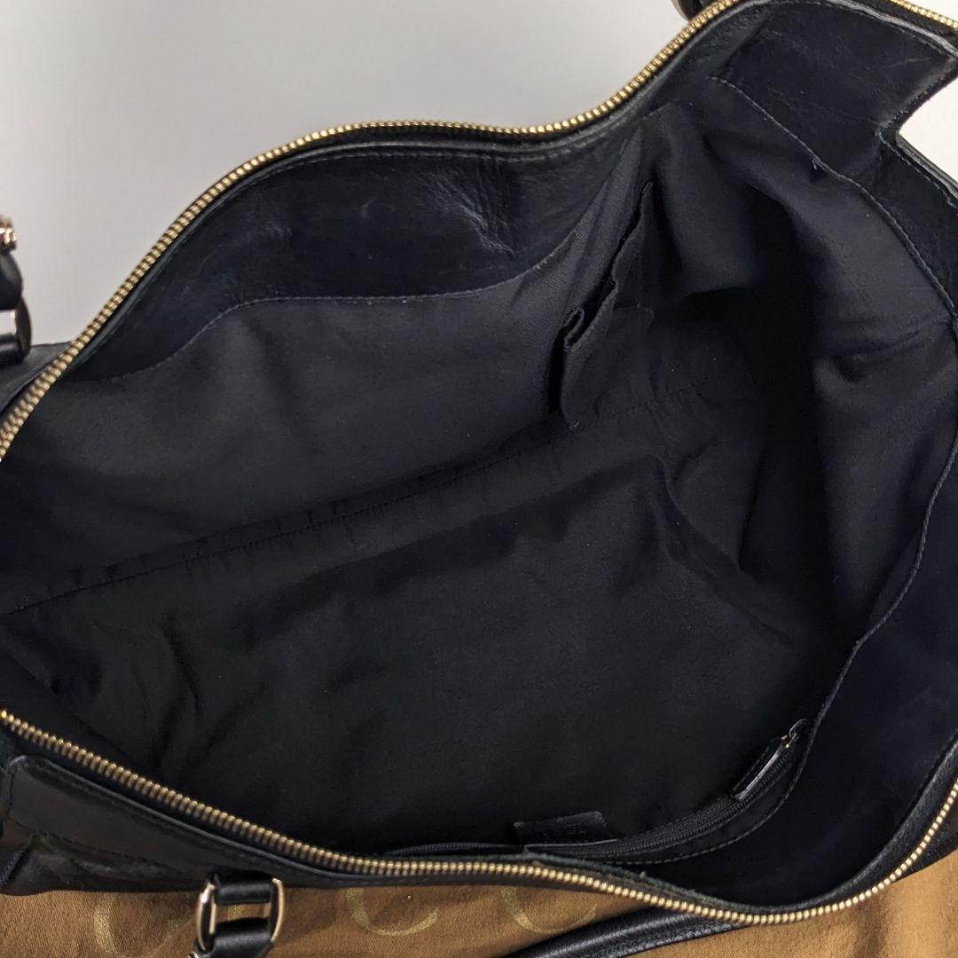 GUCCI Hand Bag Tote Purse Leather Black Authentic