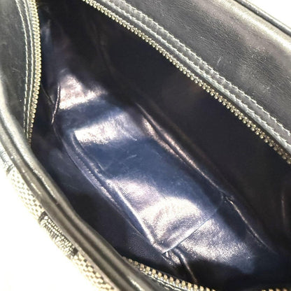 GUCCI Shoulder Camera Bag Purse GG Supreme Black Authentic