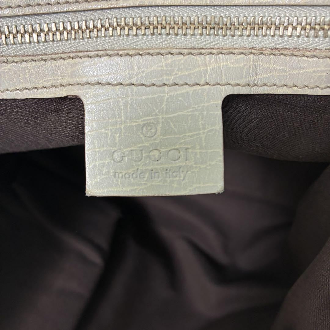 GUCCI Hand Bag Tote Purse GG Canvas Authentic