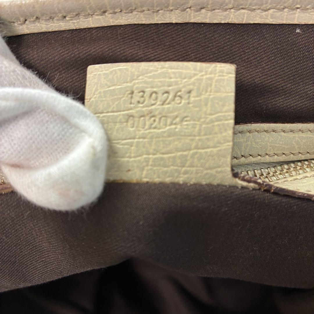 GUCCI Hand Bag Tote Purse GG Canvas Authentic