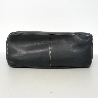CELINE Hand Bag Tote Purse Boogie Leather Black Authentic