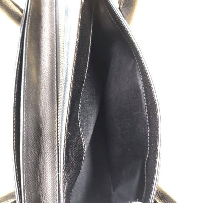 Valentino Garavani Hand Bag Tote Purse Logo Leather Black Authentic