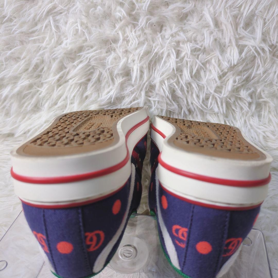 GUCCI Sneakers Shoes Low-Cut Sherry Line EU 37 US 7 Multicolor Authentic