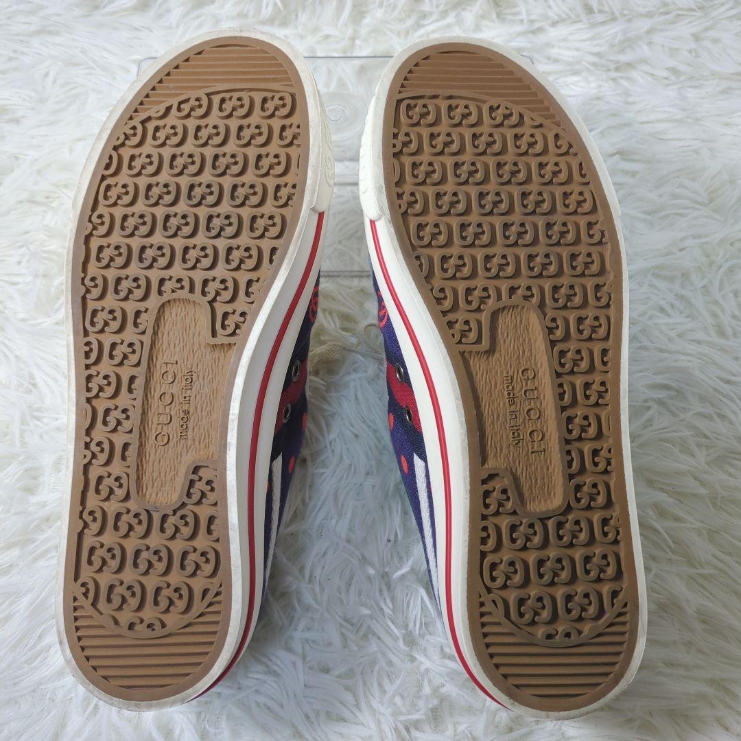 GUCCI Sneakers Shoes Low-Cut Sherry Line EU 37 US 7 Multicolor Authentic