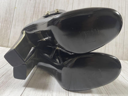 GUCCI Short Boots Shoes EU 37.0 US 7.0 Black Authentic