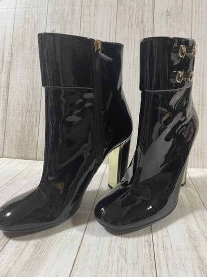 GUCCI Short Boots Shoes EU 37.0 US 7.0 Black Authentic