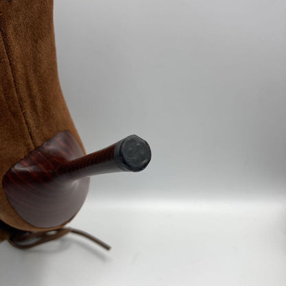 GUCCI Short Boots Shoes EU 35 US 5 Suede Leather Brown Authentic