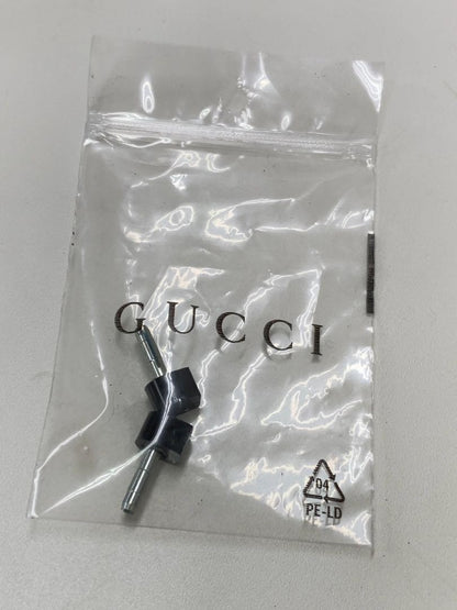 GUCCI Shoes Pumps Heel EU 36 US 6 Leather Black Authentic