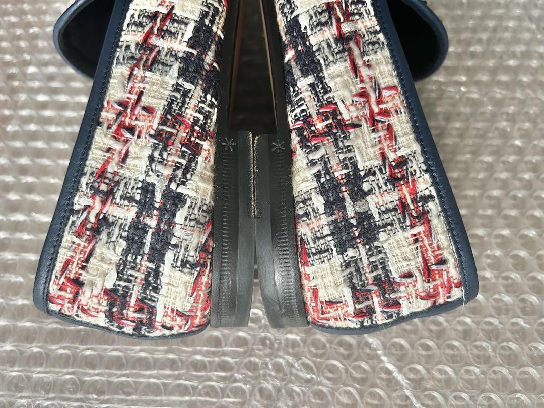 GUCCI Loafers Shoes Horse Bit EU 37.0 US 7.0 Multicolor Authentic