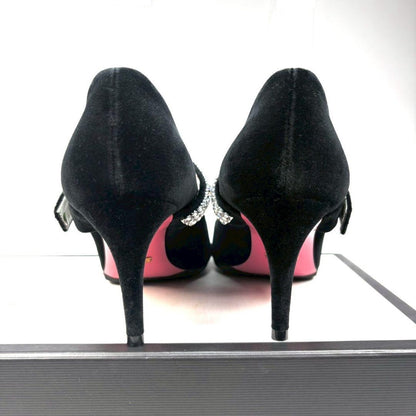 GUCCI Shoes Pumps Heel EU 36 US 6 Black Authentic