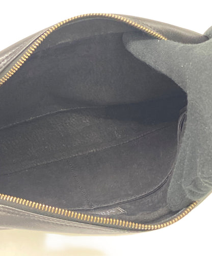 VERSACE Clutch Bag Second Bag Medusa Black Authentic