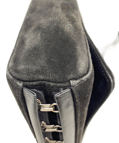 VERSACE Shoulder Bag Purse Black Authentic