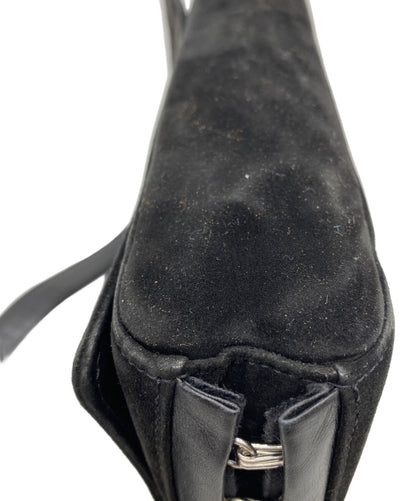 VERSACE Shoulder Bag Purse Black Authentic