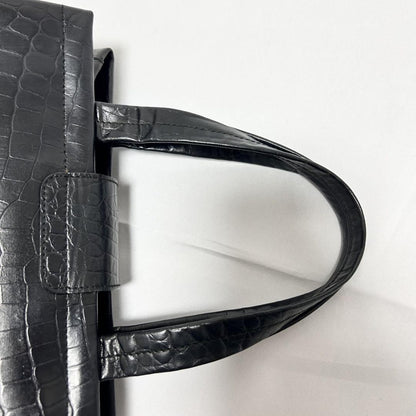 Salvatore Ferragamo Hand Bag Tote Purse Vara Ribbon Black Authentic