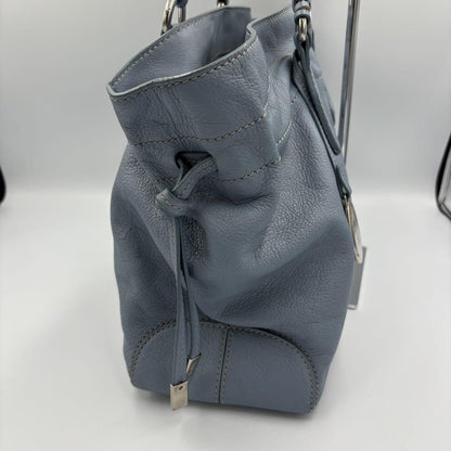 TOD'S Hand Bag Tote Purse Logo Leather Authentic