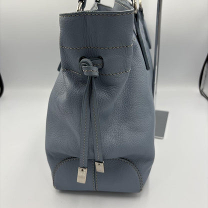 TOD'S Hand Bag Tote Purse Logo Leather Authentic