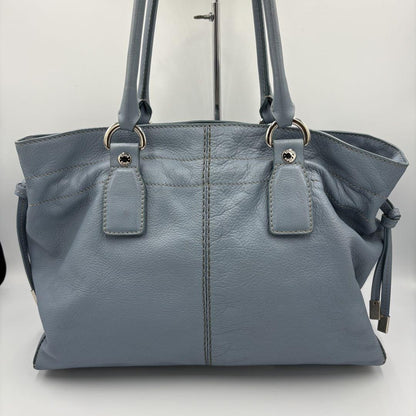 TOD'S Hand Bag Tote Purse Logo Leather Authentic