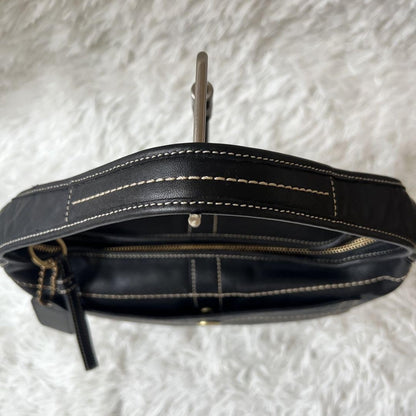 COACH Shoulder Bag Purse 10740 Leather Black Authentic