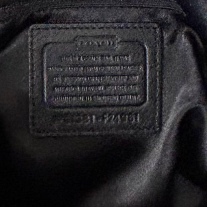 COACH Hand Bag Tote Purse Leather Black Authentic