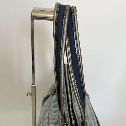 COACH Hand Bag Tote Purse 16988 Denim Blue Authentic