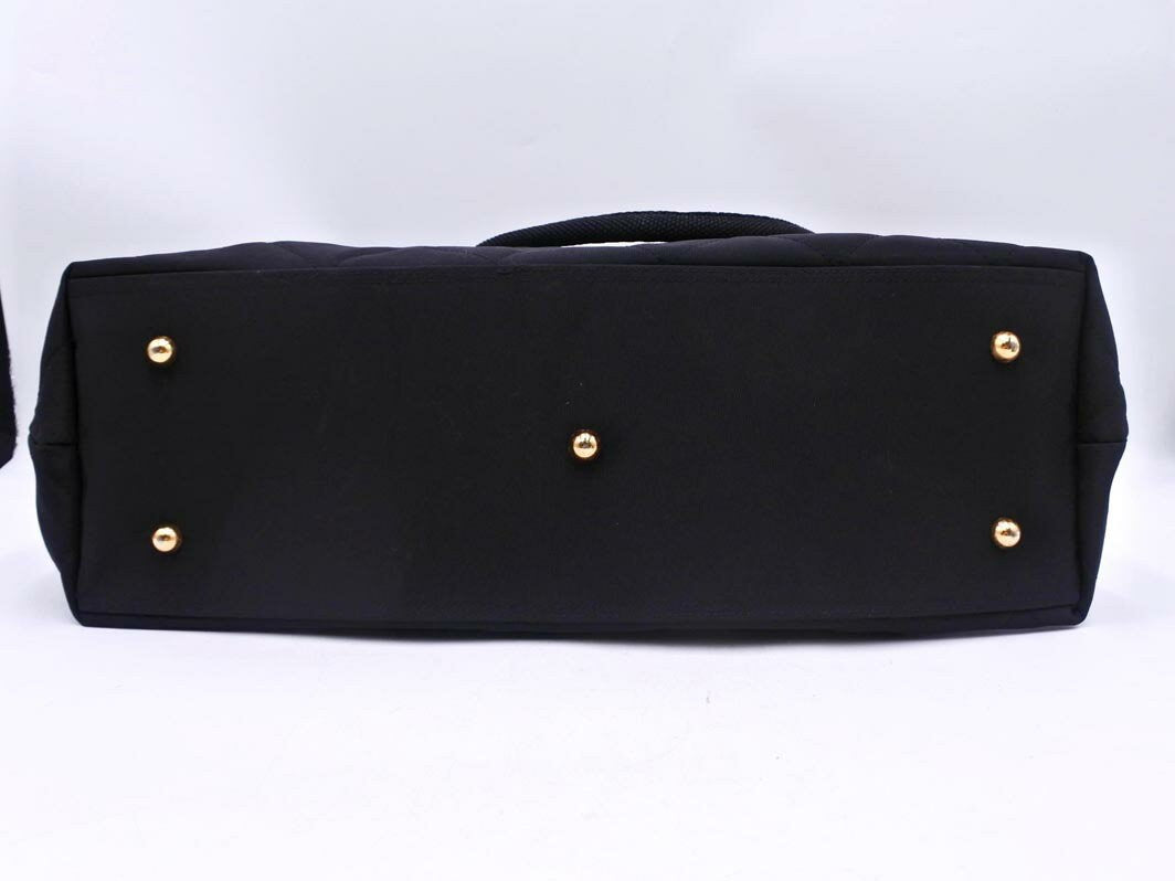 VALENTINO CHRISTY Hand Bag Tote Purse Black Authentic