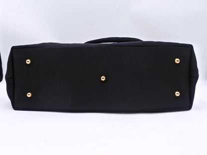 VALENTINO CHRISTY Hand Bag Tote Purse Black Authentic
