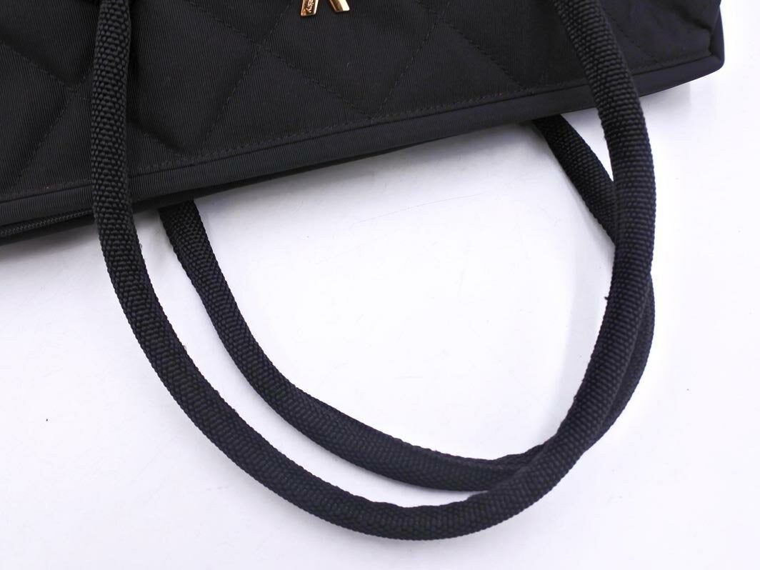 VALENTINO CHRISTY Hand Bag Tote Purse Black Authentic