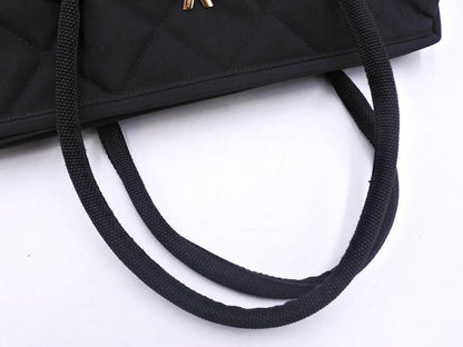 VALENTINO CHRISTY Hand Bag Tote Purse Black Authentic