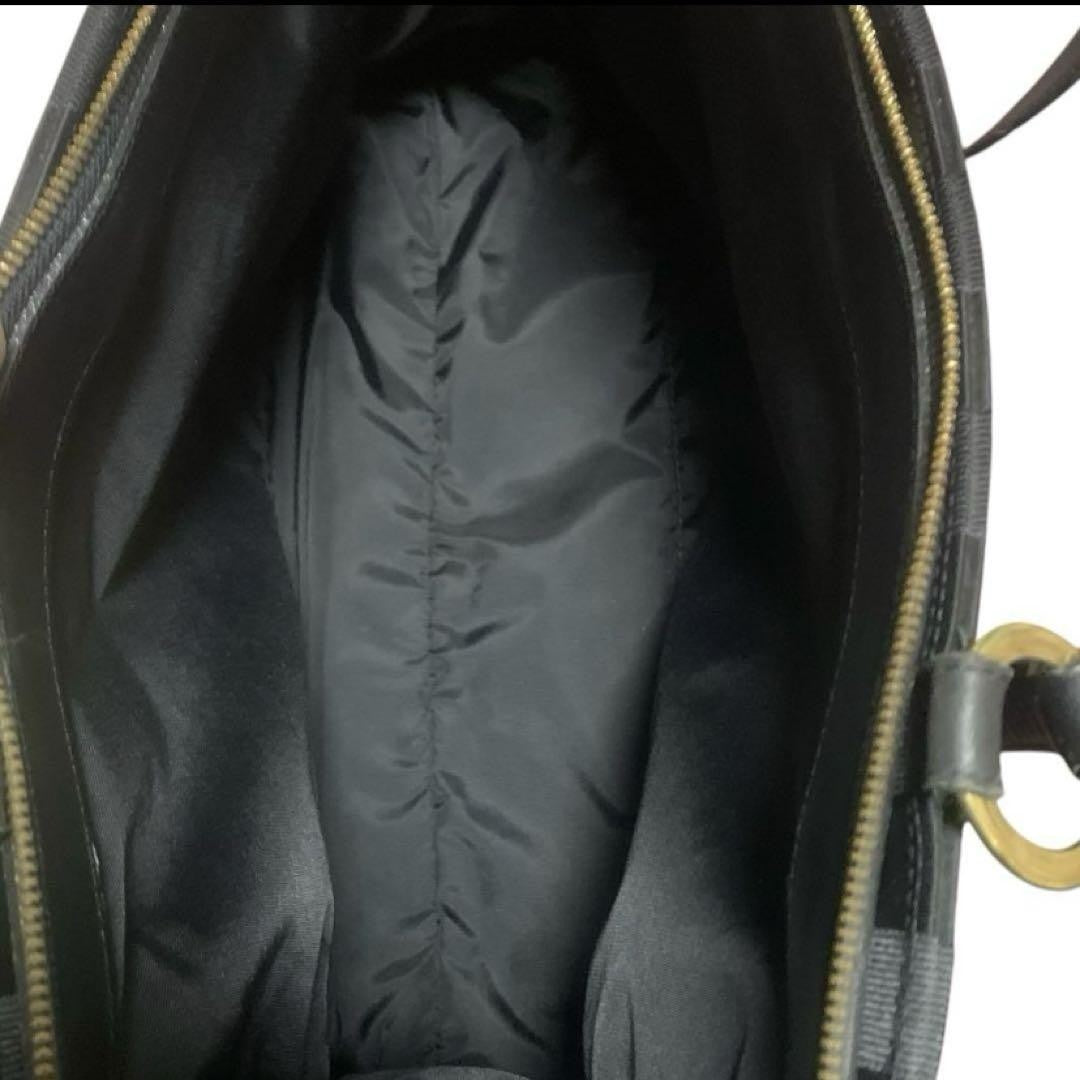 Valentino Garavani SPORT Hand Bag Tote Purse Logo Black Authentic