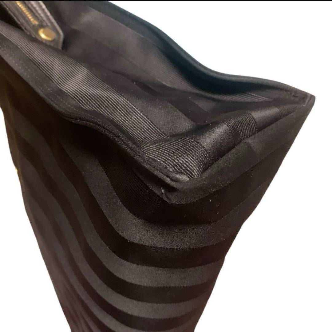 Valentino Garavani SPORT Hand Bag Tote Purse Logo Black Authentic