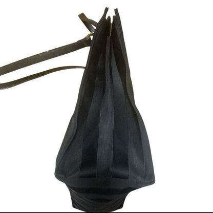 Valentino Garavani SPORT Hand Bag Tote Purse Logo Black Authentic